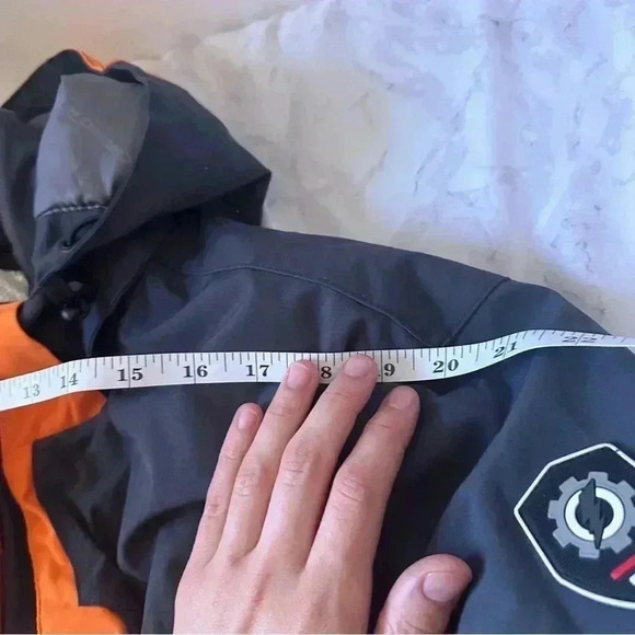 Adrenaline  By Choko Authentics Men’s Winter Thinsulate Jacket In Orange - Picture 13 of 14